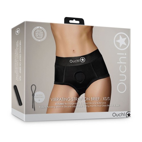 Ouch! Vibrating Strap-on Brief for Ultimate Pleasure