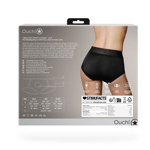 Ouch! Vibrating Strap-on Brief for Ultimate Pleasure