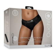 Ouch! Vibrating Strap-on High-Cut Brief