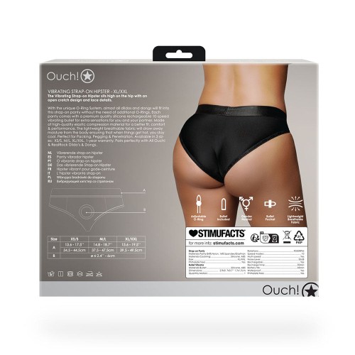 Ouch! Hipster Vibrante Talla XL/2XL Negra