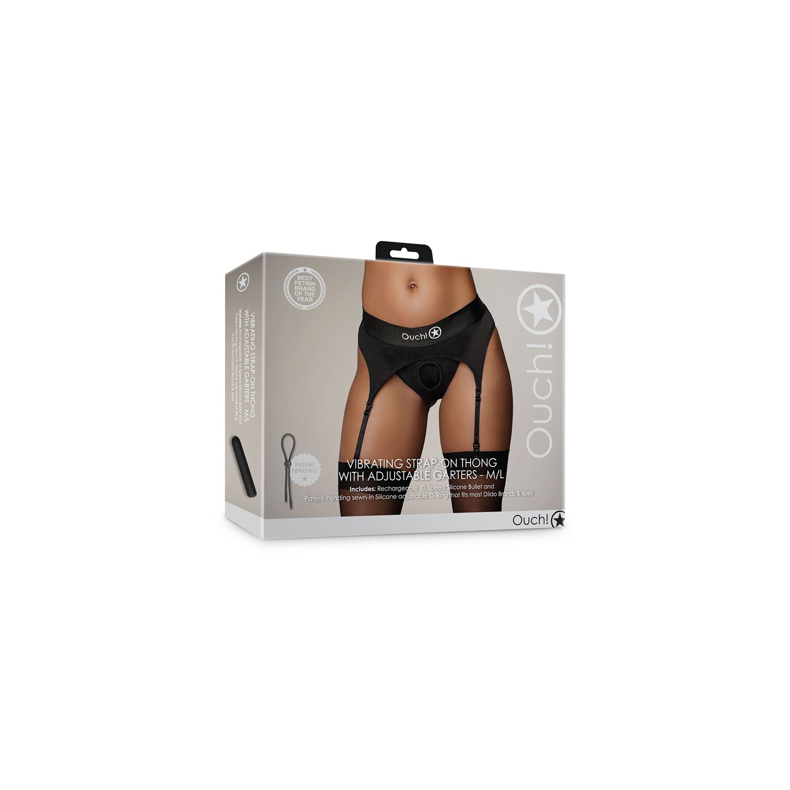 Tanga Ajustable Ouch! Con Vibrador