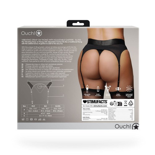 Ouch! Tanga Vibrador Strap-on - Intimidad Definitiva