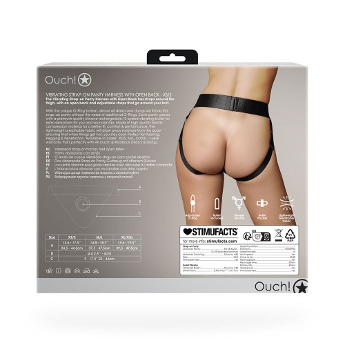 Ouch! Vibrating Strap-on Panty Harness - Perfect for Pleasure