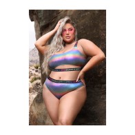 Conjunto Rainbow Holo Love is Love de Fantasy Lingerie