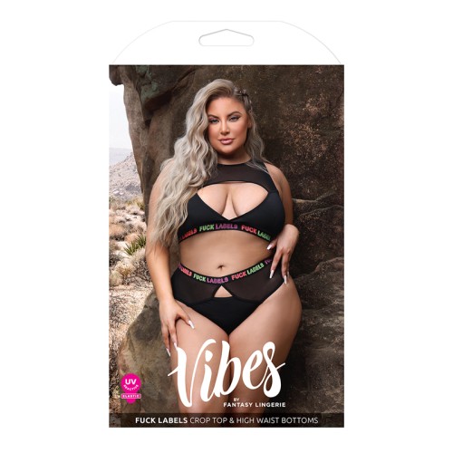 Fantasy Lingerie Vibes Fuck Labels Set