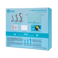 Juego de Plugs Entrenadores P-Spot de Acero Inoxidable b-Vibe