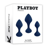 Playboy Tail Trainer 3-Piece Anal Plug Kit