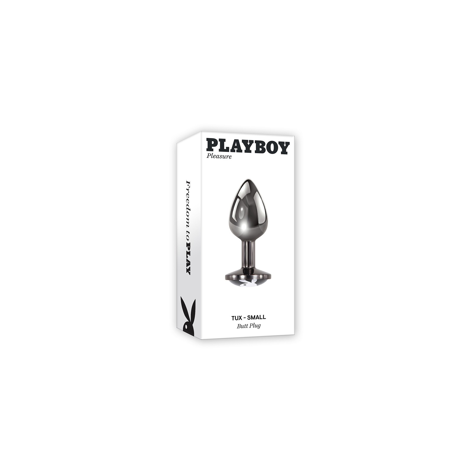 Playboy Tux Plug Anal de Metal Pequeño - Seguro y Elegante