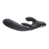 Vibrador Rabbit de Silicona Playboy Negro