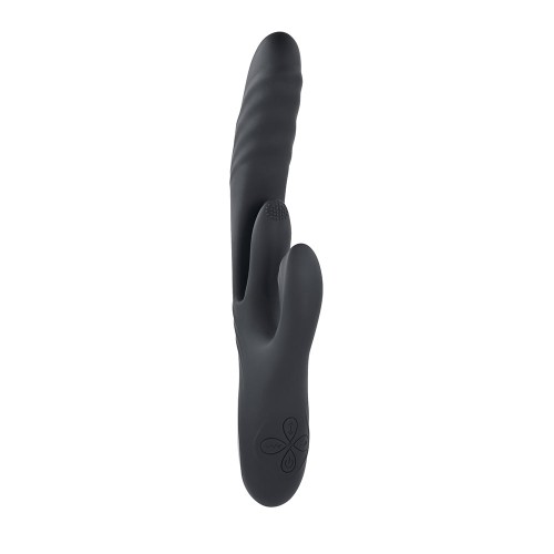 Vibrador Rabbit de Silicona Playboy Negro