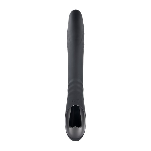 Playboy Rapid Rabbit Silicone Vibrator Black