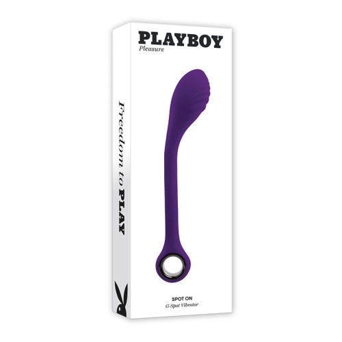 Playboy Spot On Rechargeable Silicone G-Spot Vibrator