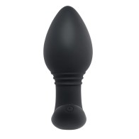 Plug Anal Vibrador Playboy Control Remoto Negro