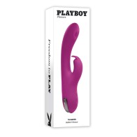 Playboy Thumper Rechargeable Tapping Silicone Vibrator Wild Star