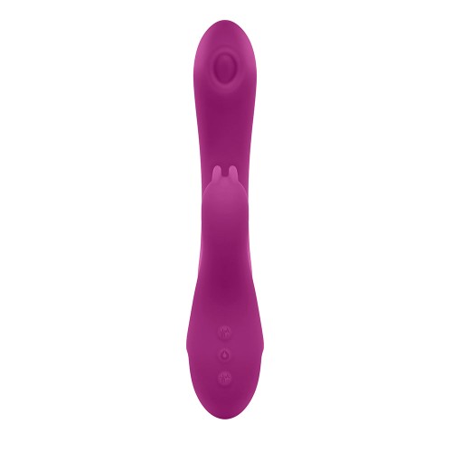 Playboy Thumper Rechargeable Tapping Silicone Vibrator Wild Star