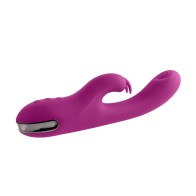 Playboy Thumper Rechargeable Tapping Silicone Vibrator Wild Star