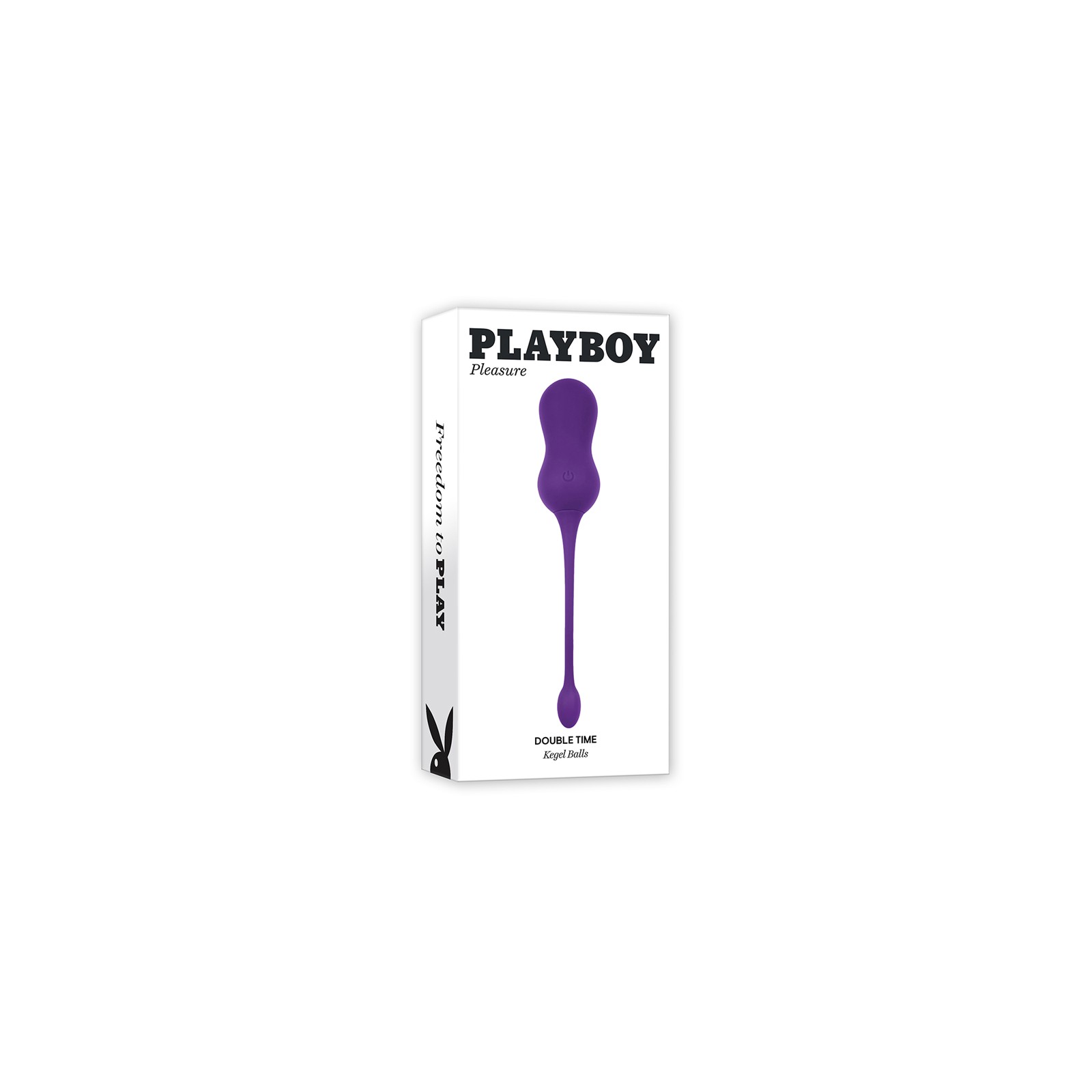 Playboy Double Time Rechargeable Remote Controlled Vibrating Silicone Dual Kegel Balls Acai