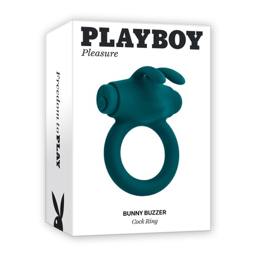 Playboy Bunny Buzzer Rechargeable Cockring for Couples