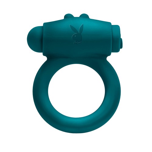 Anillo Vibrador Playboy Bunny Buzzer Recargable para Parejas