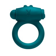 Anillo Vibrador Playboy Bunny Buzzer Recargable para Parejas