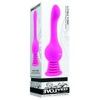 Evolved Gyro Vibe Rechargeable Silicone Gyrating Vibrator Pink