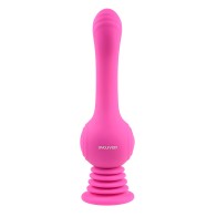 Evolved Gyro Vibe Rechargeable Silicone Gyrating Vibrator Pink