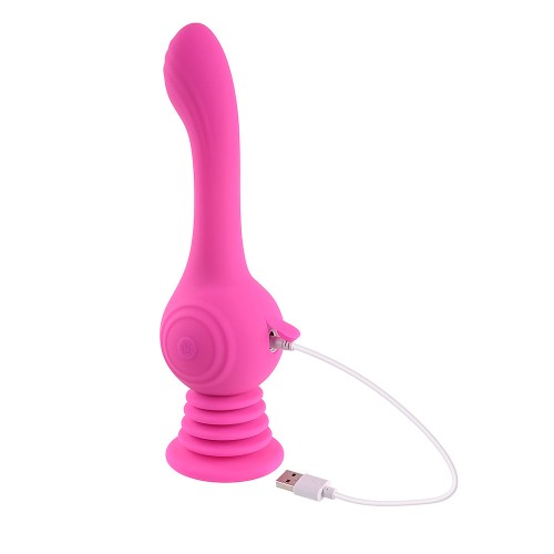 Vibrador Gyrante de Silicona Recargable Evolved Gyro Vibe Rosa