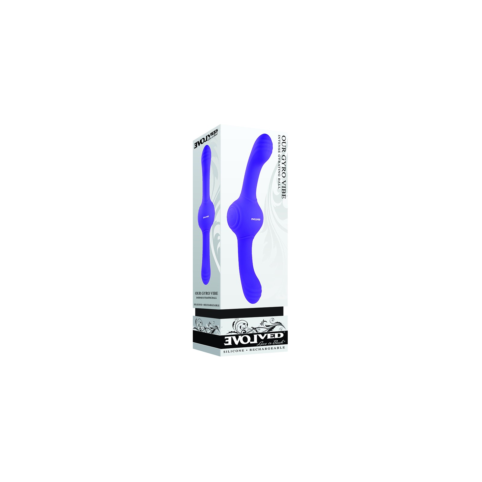 Evolved Our Gyro Vibe Rechargeable Dual Ended Gyrating Vibrator