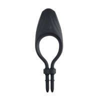 Lazo Vibrador de Silicona Zero Tolerance Perfect Fit Negro