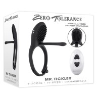 C-ring Rechargeable Control Remoto Mr. Tickler Black