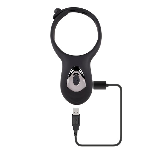 C-ring Rechargeable Control Remoto Mr. Tickler Black