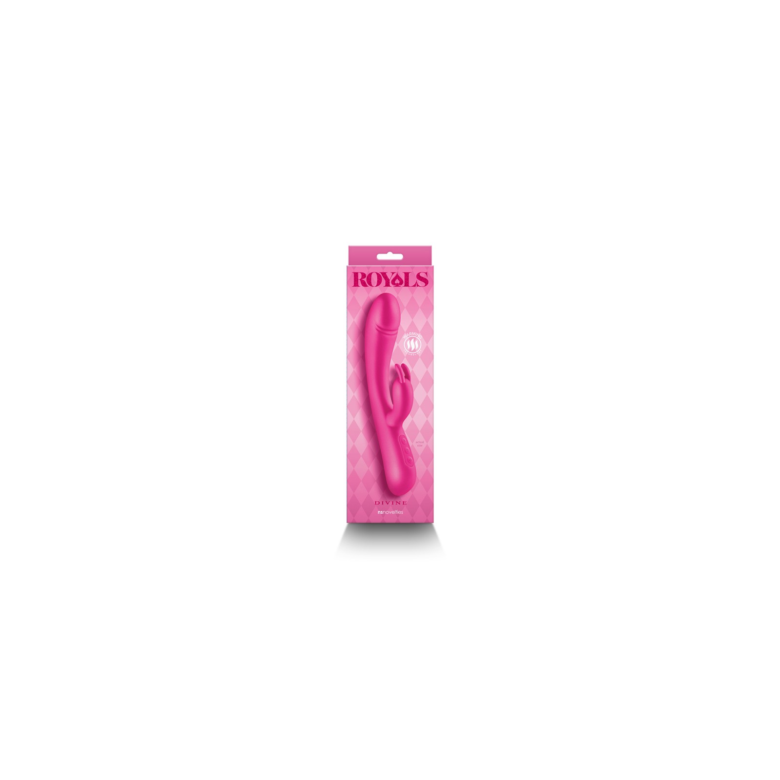 Vibrador Conejito Cálido Royals Rosa Metálico