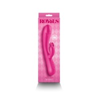 Vibrador Conejito Cálido Royals Rosa Metálico