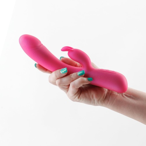 Vibrador Conejito Cálido Royals Rosa Metálico