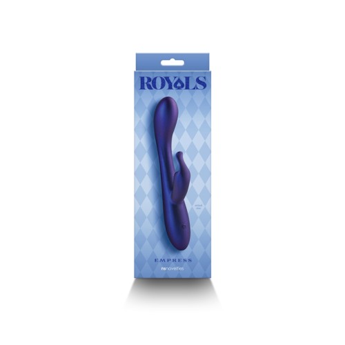 Vibrador Conejo Royals Empress Azul Metálico