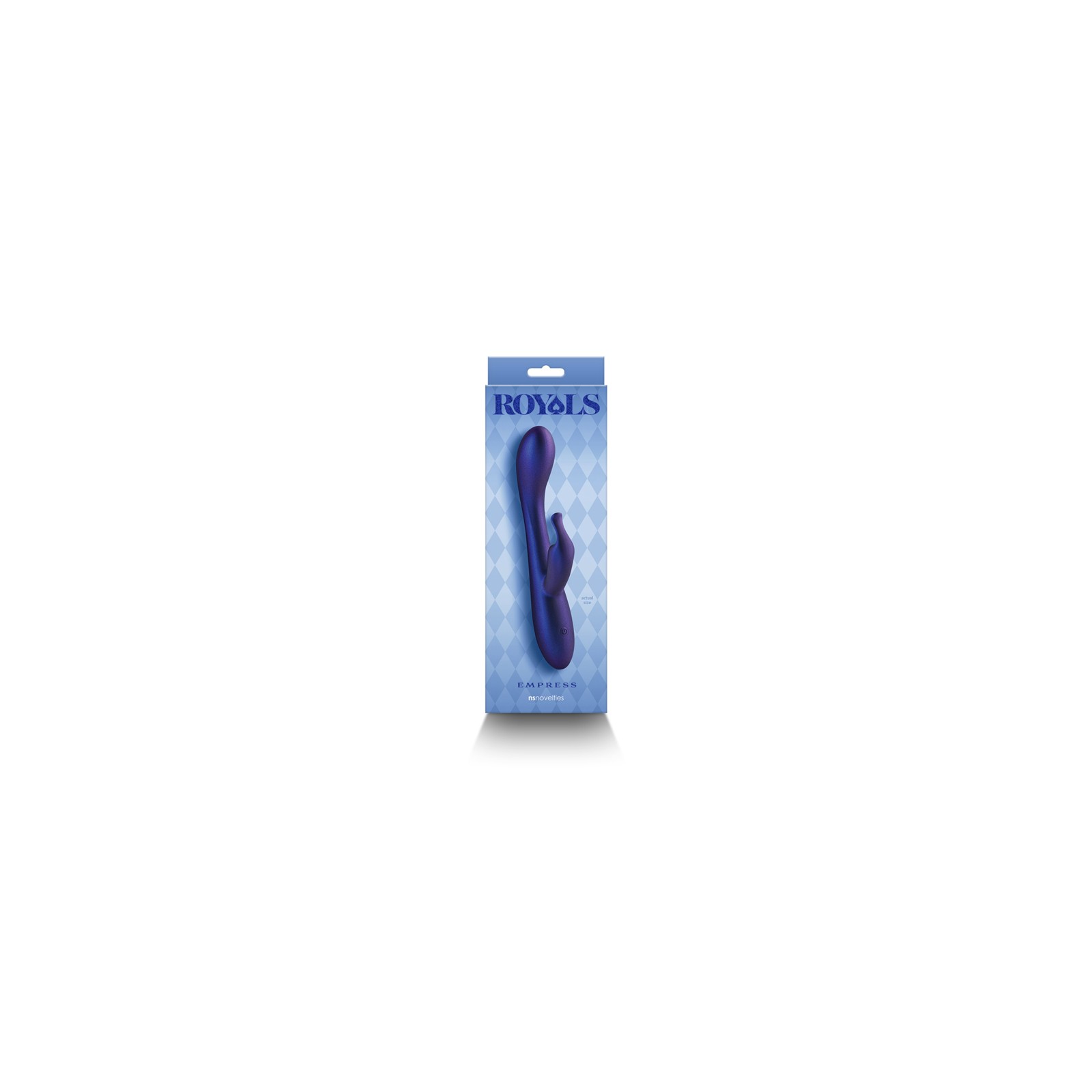 Royals Empress Rabbit Vibrator Metallic Blue