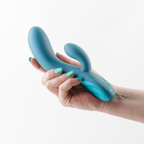 Royals Regent Rabbit Vibrator - Metallic Green