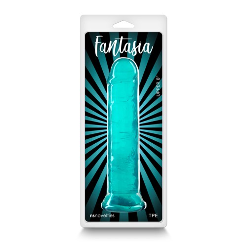 Fantasia Upper 8 in Jelly Dildo Teal