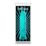 Fantasia Dildo Jelly de 8 pulgadas Teal