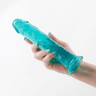 Fantasia Dildo Jelly de 8 pulgadas Teal