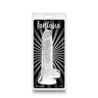 Fantasia Ballsy Jelly Dildo Clear