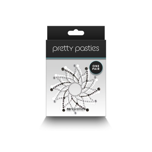 Pretty Pasties Charm I Black Nipple Covers