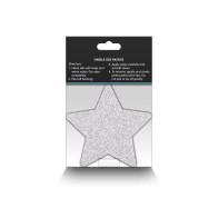 Pretty Pasties Estrellas Brillantes - Rojo/Silver 2 Piezas