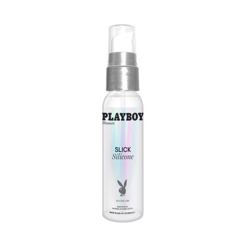 Lubricante Playboy Slick de Silicona 4 oz - Suave y de Larga Duración