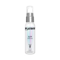 Lubricante Playboy Slick de Silicona 4 oz - Suave y de Larga Duración