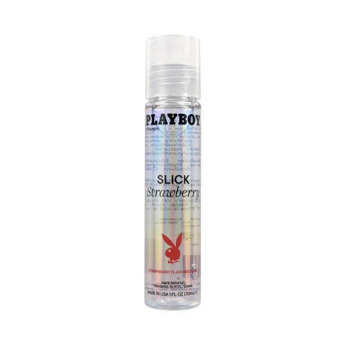 Lubricante de Agua Playboy Slick Sabor Fresa 1 oz.