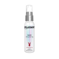 Playboy Slick Flavored Water-Based Lubricant Strawberry 4 oz. - Delicious Pleasure