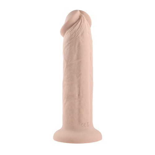 Evolved Girthy Rechargeable 7 in. Vibrating Silicone Dildo Light