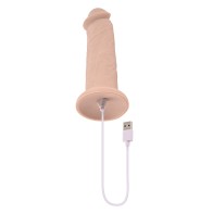 Evolved Girthy Rechargeable 7 in. Vibrating Silicone Dildo Light