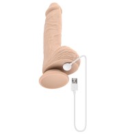 Dildo Evolved Full Monty Recargable con Control Remoto para Satisfacción Máxima